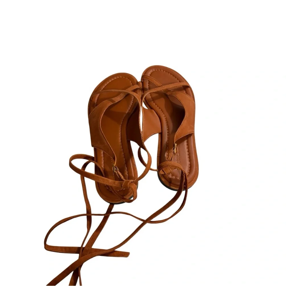Everlane The Leather Crisscross Sandal
